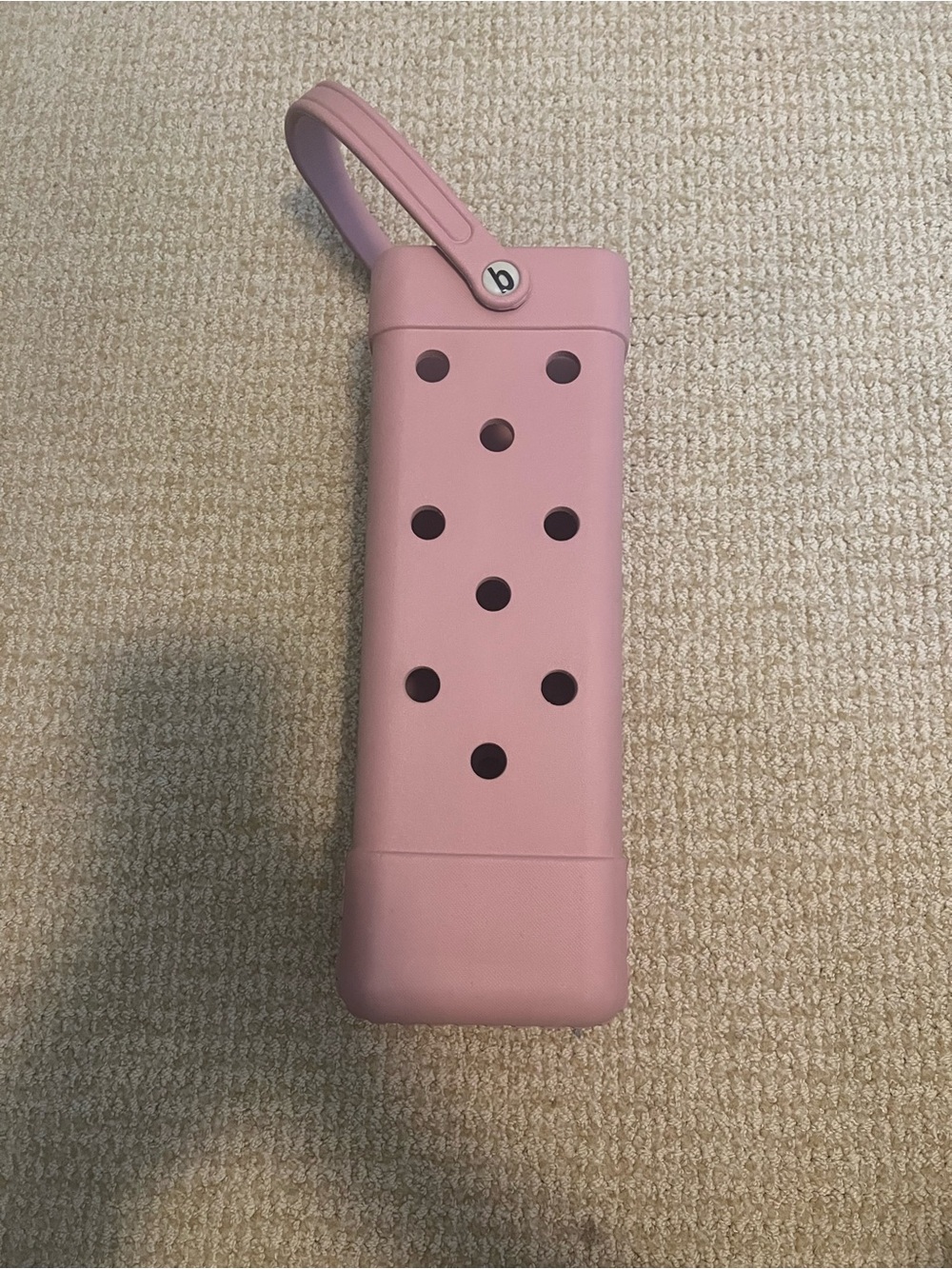 BOGG BAG Pink Silicone Accessory Sleeve with Carry Loop